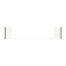 NERO BIANCA HAND TOWEL RAIL 300MM BRUSHED NICKEL