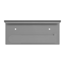 NERO BIANCA TOILET ROLL HOLDER WITH PHONE HOLDER 185MM GUN METAL