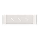 NERO BIANCA METAL SHOWER SHELF 423MM BRUSHED NICKEL