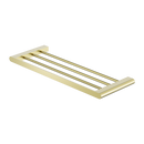 NERO BIANCA NON-HEATED TOWEL RACK 600MM BRUSHED GOLD