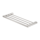 NERO BIANCA NON-HEATED TOWEL RACK 600MM BRUSHED NICKEL