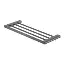NERO BIANCA NON-HEATED TOWEL RACK 600MM GUN METAL