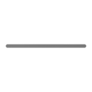 NERO BIANCA NON-HEATED TOWEL RACK 600MM GUN METAL