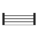 NERO BIANCA NON-HEATED TOWEL RACK 600MM  MATTE BLACK