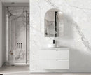 OTTI NOOSA MATTE WHITE 900MM SINGLE BOWL WALL HUNG VANITY