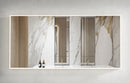 OTTI MOONLIGHT LED MATTE WHITE WALL HUNG SHAVING CABINET 1200MM