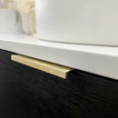 OTTI BONDI BLACK OAK 1200MM CURVE SINGLE BOWL WALL HUNG VANITY