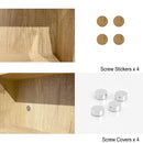 OTTI BYRON NATURAL OAK MIRROR SHAVING CABINET 600MM