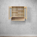 OTTI BYRON NATURAL OAK MIRROR SHAVING CABINET 750MM