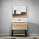 OTTI BYRON NATURAL OAK MIRROR SHAVING CABINET 900MM