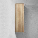 OTTI BYRON WALL HUNG TALL BOY 350MM X 1200MM NATURAL OAK