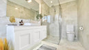 OTTI HAMPTON MARK II MATTE WHITE 900MM SINGLE BOWL WALL HUNG VANITY