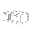 OTTI HAMPTON MARK II MATTE WHITE 900MM SINGLE BOWL WALL HUNG VANITY