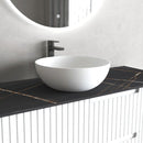 OTTI LONDON SOLID SURFACE BASIN MATTE WHITE 390MM