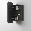 OTTI NEWPORT BLACK OAK SHAVING CABINET 900MM