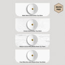 OTTI HAMPSHIRE SATIN WHITE 750MM CURVE SINGLE BOWL WALL HUNG VANITY