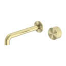 NERO Opal Progressive Wall Basin/Bath Set 120-260mm Spout