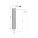 NERO Opal Tall Basin Mixer