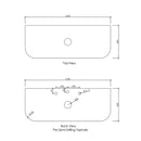 OTTI BONDI MATTE WHITE FLUTED 1200MM CURVE SINGLE BOWL WALL HUNG VANITY