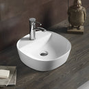 POSEIDON FINE CERAMIC BASIN ULTRA SLIM GLOSS WHITE 400MM