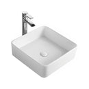 POSEIDON FINE CERAMIC BASIN ULTRA SLIM GLOSS WHITE 415MM