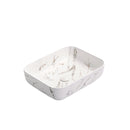 POSEIDON ABOVE COUNTER BASIN MATTE WHITE CARRARA WITH GOLD VEIN 500MM