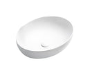 POSEIDON ABOVE COUNTER CERAMIC ART BASIN MATTE WHITE 520MM