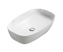 POSEIDON FINE CERAMIC BASIN ULTRA SLIM GLOSS WHITE 600MM