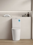 POSEIDON AVIS COMPACT RIMLESS TOILET SUITE GLOSS WHITE