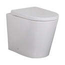 POSEIDON AVIS RIMLESS EXTRA HEIGHT WALL FACED FLOOR PAN GLOSS WHITE