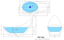 POSEIDON POSH FREESTANDING BATHTUB MATTE WHITE NON-OVERFLOW (AVAILABLE IN 1500MM AND 1685MM)