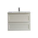 CETO FREMANTLE MATTE WHITE 750MM SINGLE BOWL WALL HUNG VANITY