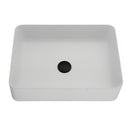 POSEIDON QUARTZ ART BASIN MATTE WHITE 510MM