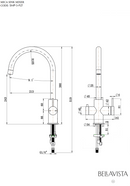 Bella Vista Mica 3-Way Filter Sink Mixer