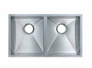 770*450*215mm  Hand-made Double Bowl Kitchen Sink