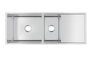 1160x460x230mm 1.2mm Handmade Top/Undermount One and a half Bowls Kitchen Sink