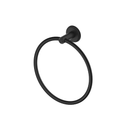 Bella Vista Mica Matte Black Heritage Towel Ring