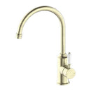 NERO YORK Kitchen Mixer Gooseneck Spout