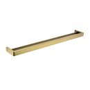 IVANO Series Square Brushed Yellow Gold Double Towel Rail 800mm