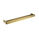 IVANO Series Square Brushed Yellow Gold Double Towel Rail 600mm