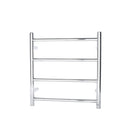 Round Chrome Electric Heated Towel Rack 4 Bars