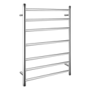 Round Chrome Electric Heated Towel Rack 7 Bars