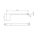 VOG Series Gun Metal Grey Towel Ring