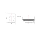 VOG Chrome Soap Dish Holder