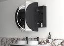 OTTI BONDI BLACK OAK LED SHAVING CABINET 1500MM