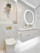 OTTI NOOSA MATTE WHITE 1500MM DOUBLE BOWL WALL HUNG VANITY