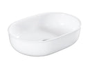 OTTI BRONTE OVAL ABOVE COUNTER BASIN GLOSS WHITE 500MM