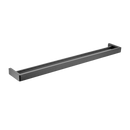 IVANO Series Square Gun Metal Grey Double Towel Rail 800mm