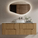 AULIC LOVINA TIER HARVEST OAK 1500MM SINGLE BOWL WALL HUNG VANITY