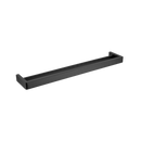 IVANO Series Square Black Double Towel Rail 600mm